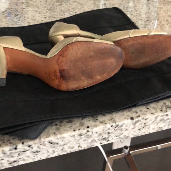 Stuart weitzman gold heels, size 7 - Picture 5 of 5